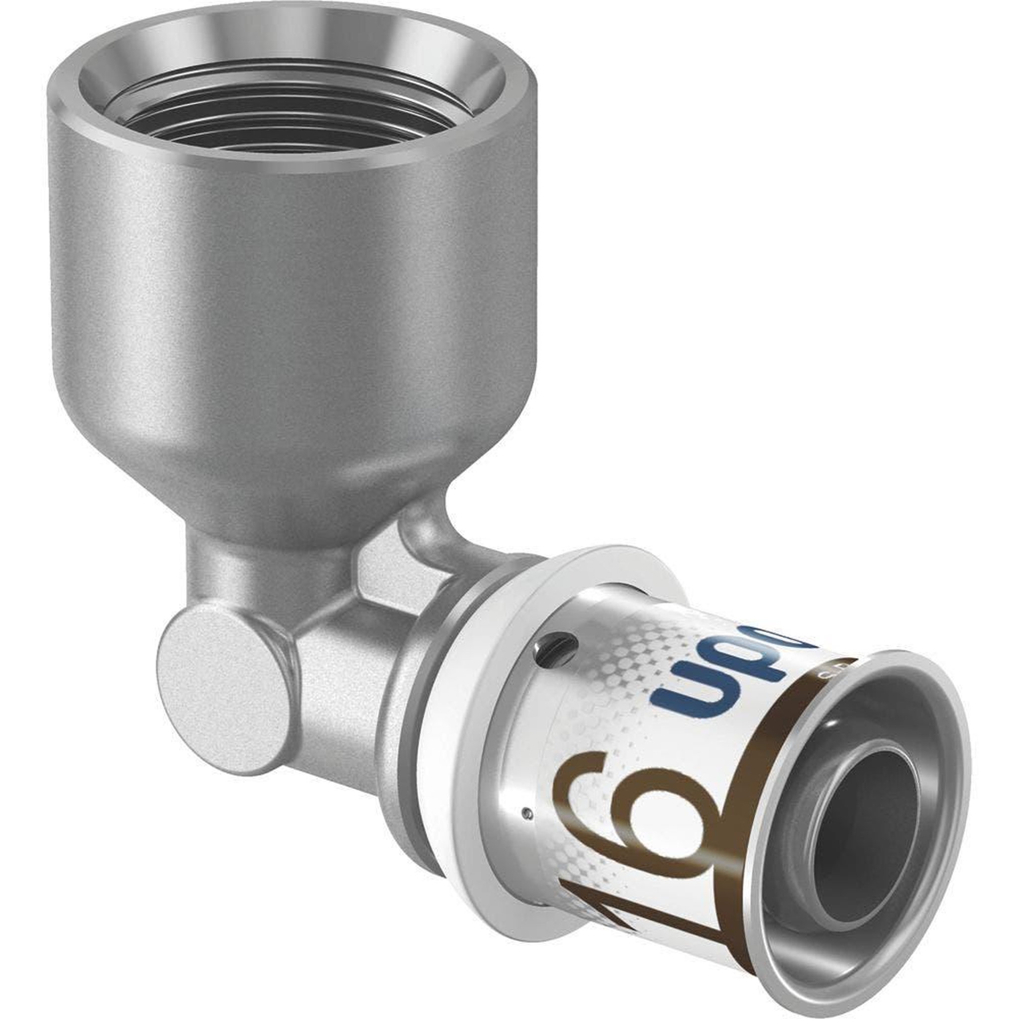 Uponor Coude 90° inox à sertir s-press plus ff - 32mm 1  (26x34mm)