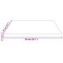 Voir la diapositive 6 : VIDAXL Dessus de table 50x50x2,5 cm bois de pin massif