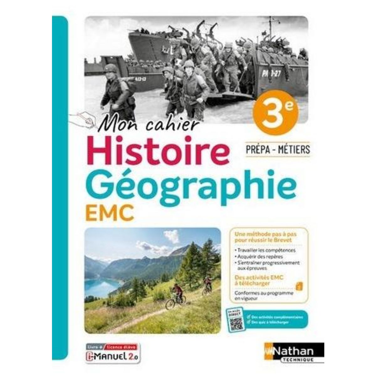 HISTOIRE GEOGRAPHIE EMC 3E PREPA-METIERS. MON CAHIER, Jacq Guillaume