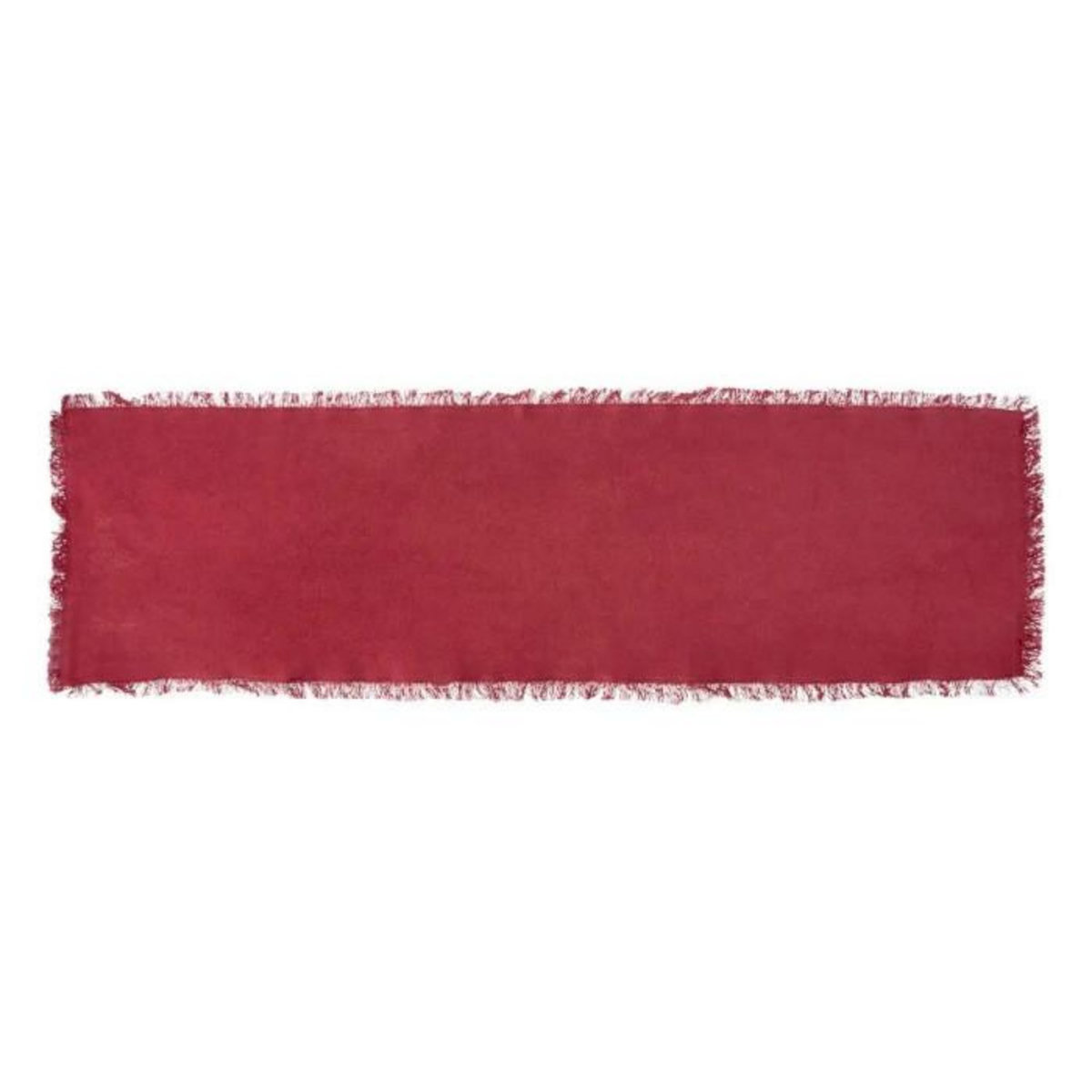 SECRET DE GOURMET Chemin de Table  Maha  38x140cm Rouge Grenat