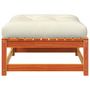 Voir la diapositive 5 : VIDAXL Repose-pied de jardin avec coussin bois massif de pin