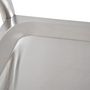 Voir la diapositive 6 : HOMCOM Chariot de service desserte de cuisine à roulettes 2 étagères / 3 étagères acier inox. Chromé