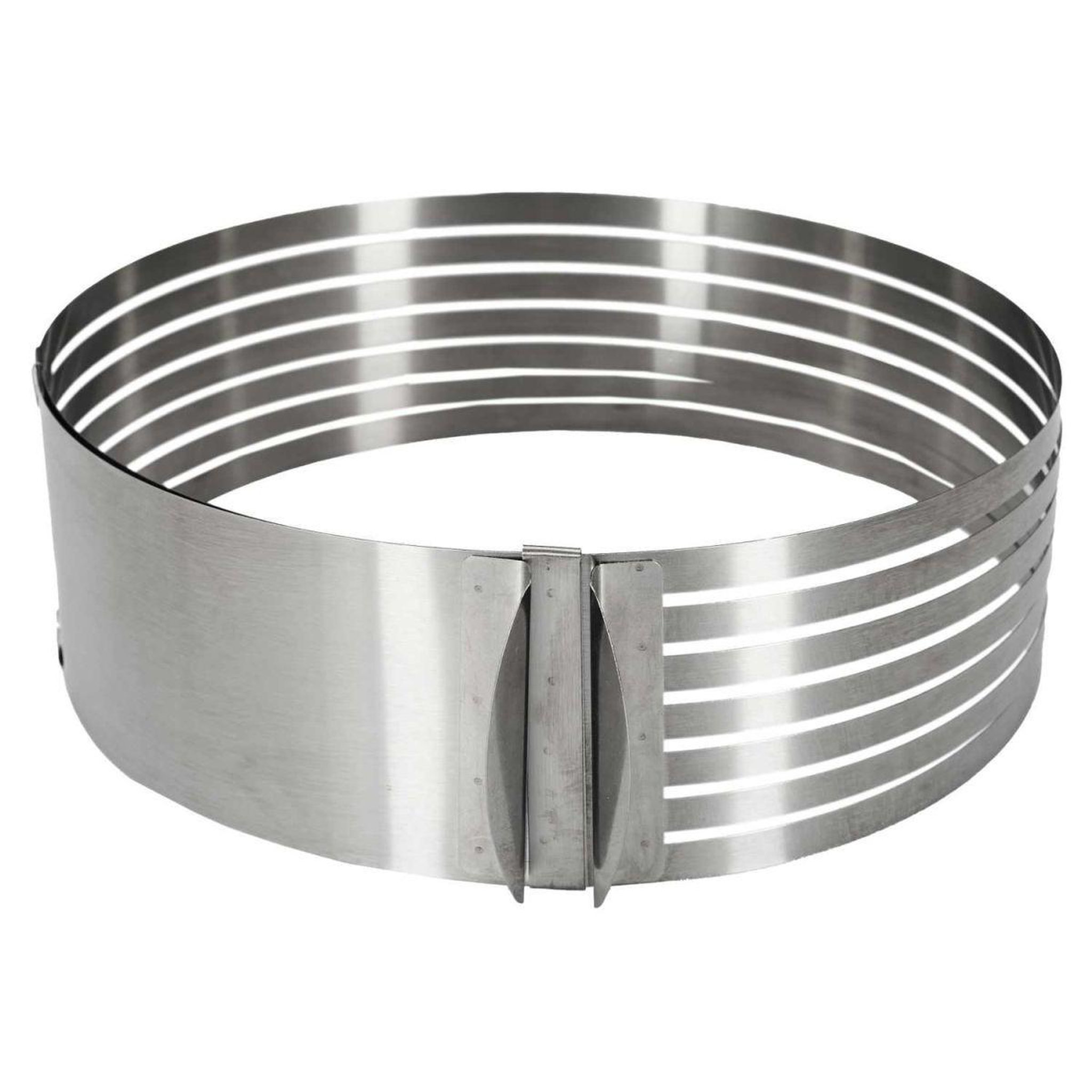 Lily Cook Cercle à trancher réglable  génoise  24-30cm argent