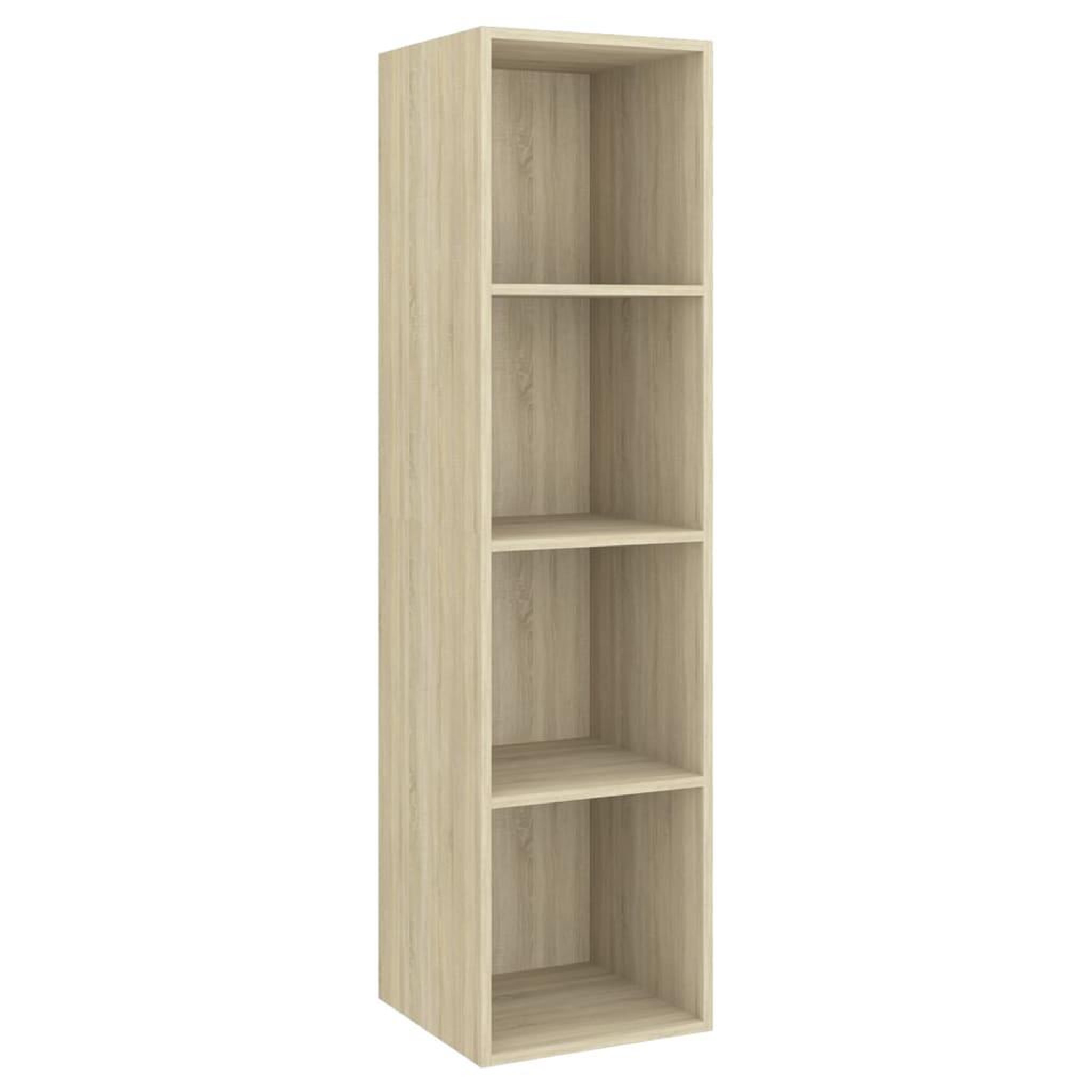 Voir la diapositive 4 : VIDAXL Meubles TV muraux 4 pcs Chene sonoma Bois d'ingenierie