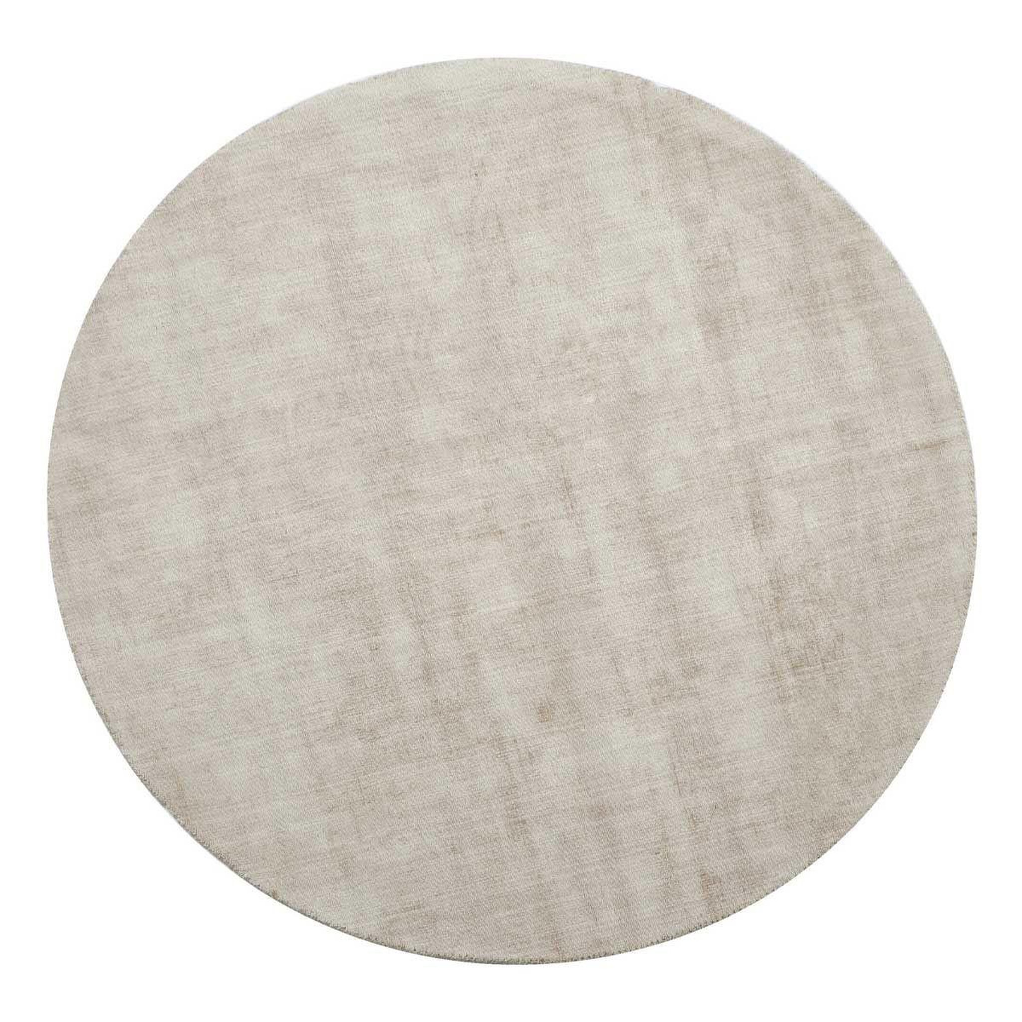 J-LINE Tapis déco rond  fabian  150cm beige