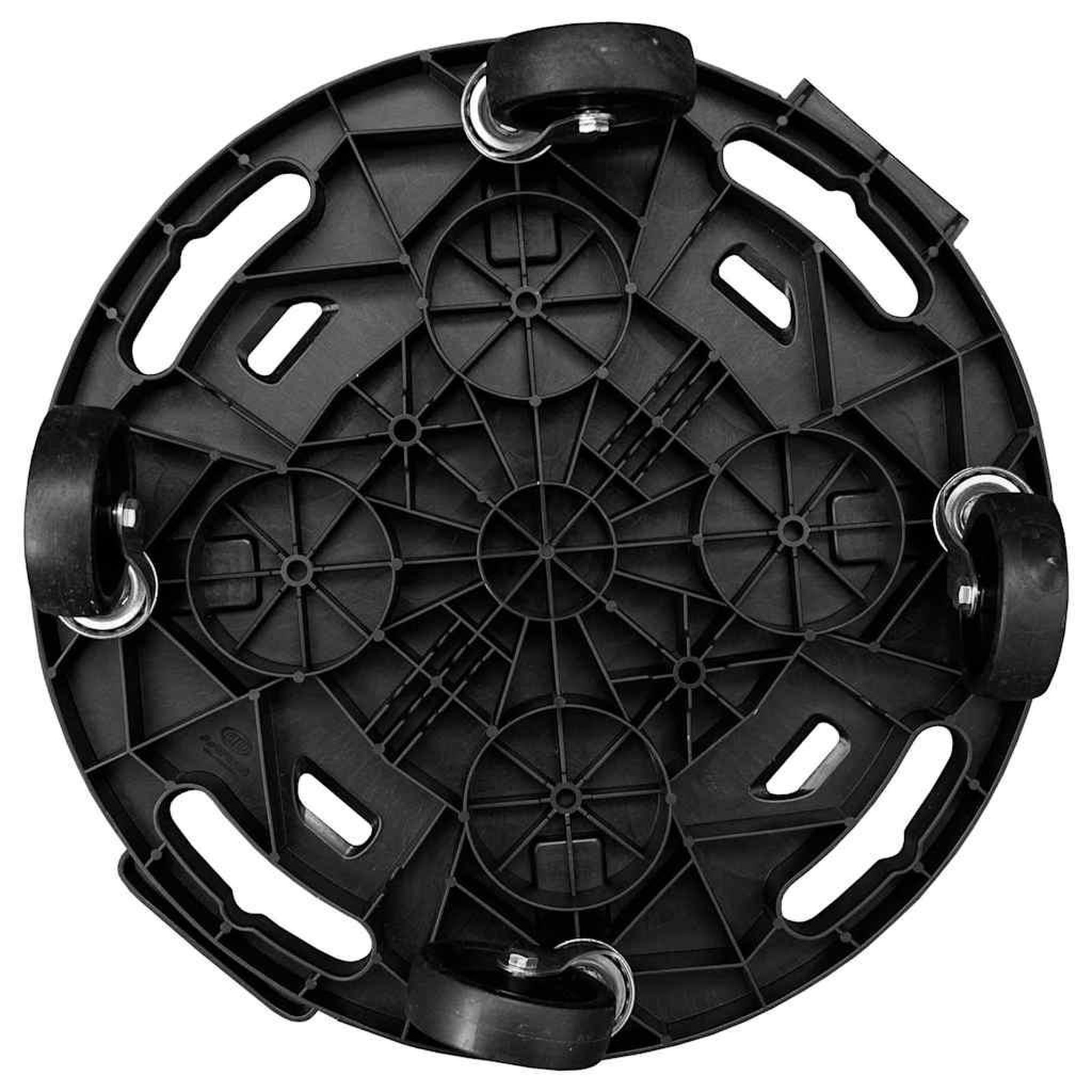 Voir la diapositive 6 : VIDAXL Chariots a plantes avec roues 3 pcs Diametre 40 cm Noir 275 kg