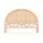 Rendez vous déco Tête de lit 140 cm en rotin et cannage-Néora