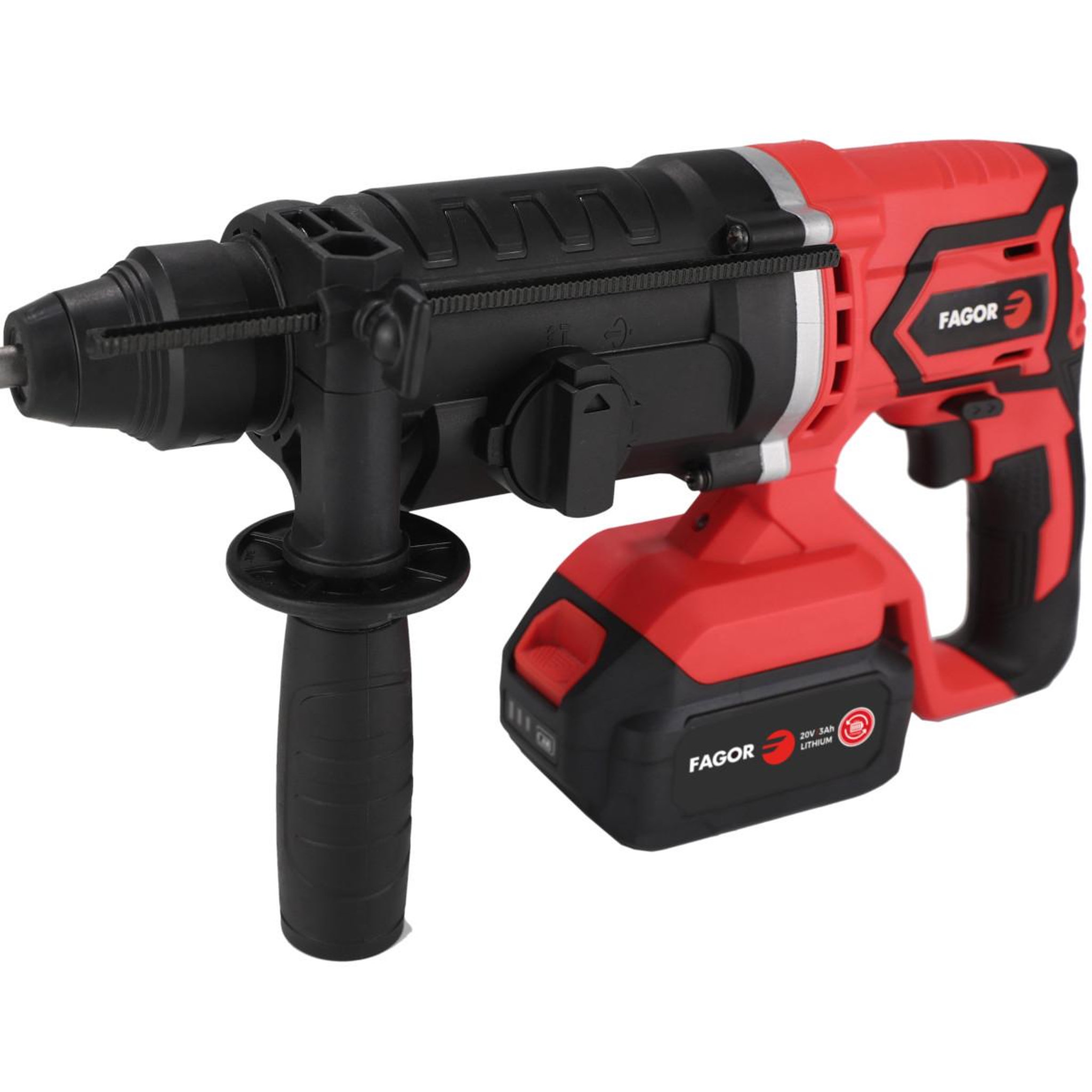 Voir la diapositive 2 : Fagor Marteau perforateur sans fil 20v - fgm10