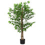 Voir la diapositive 1 : VIDAXL Plante artificielle ficus 788 feuilles 120 cm vert