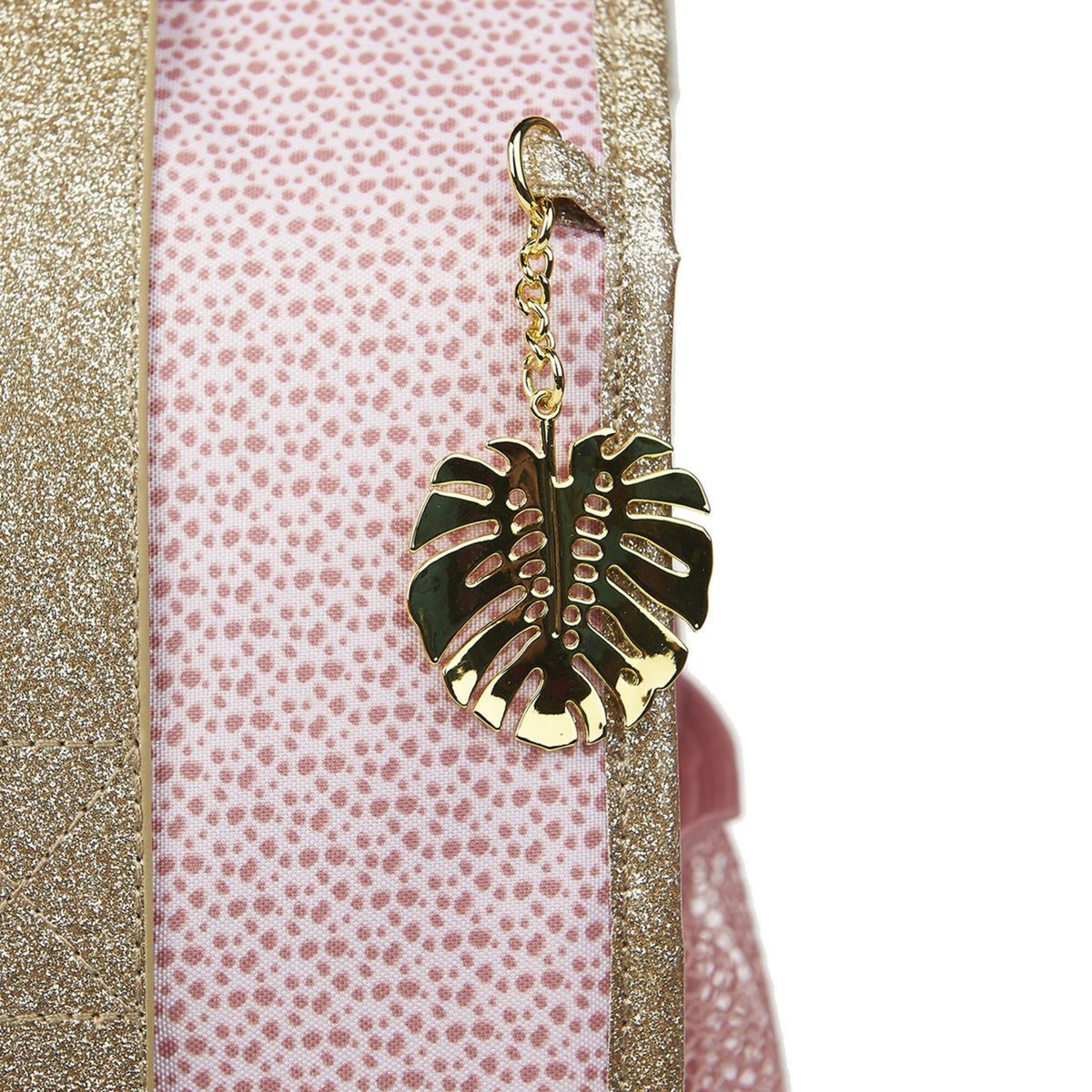 AUCHAN Cartable 38 cm CP/CE1/CE2 rose et doré Be Wild