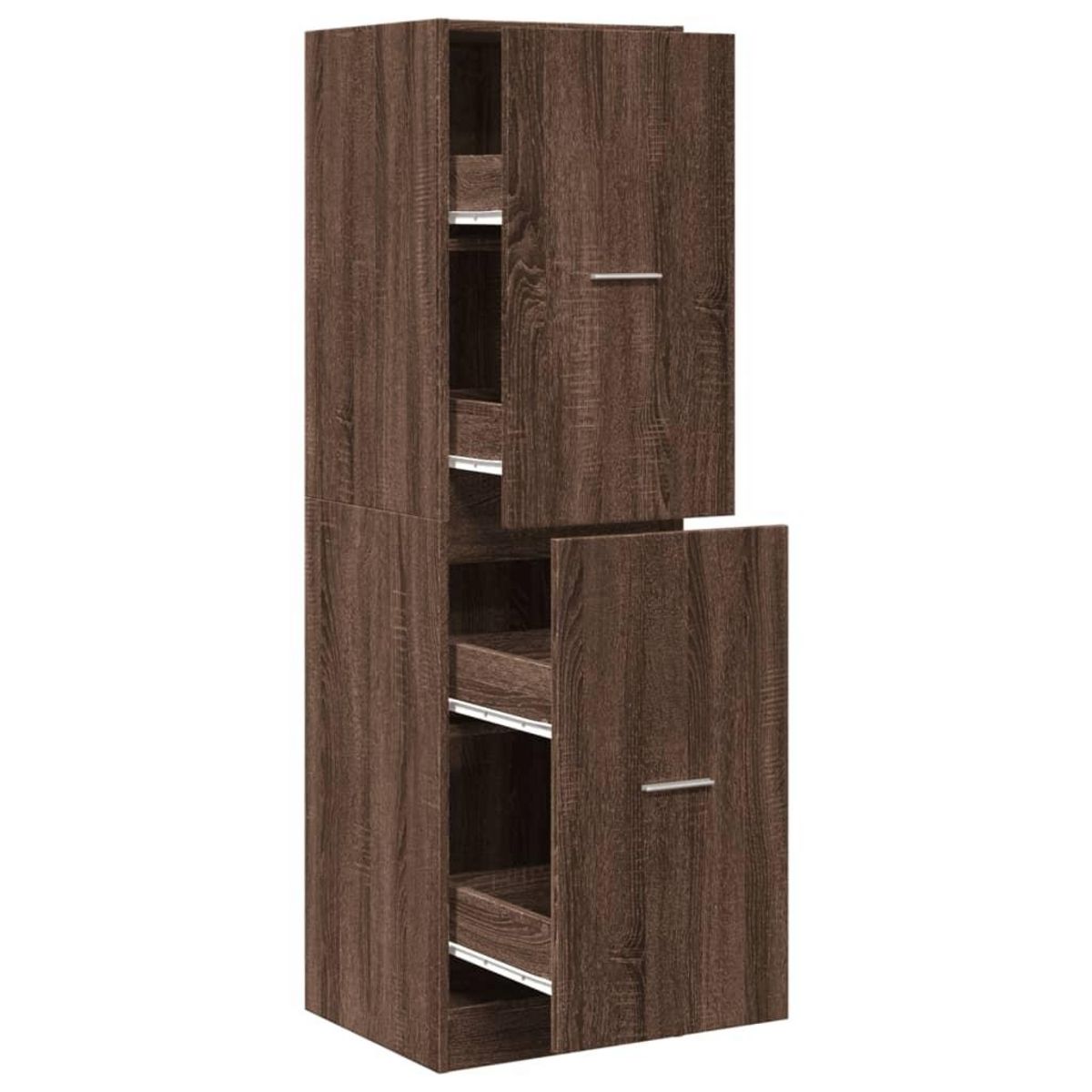 VIDAXL Armoire apothicaire chene marron 40x41x144,5 cm bois ingenierie