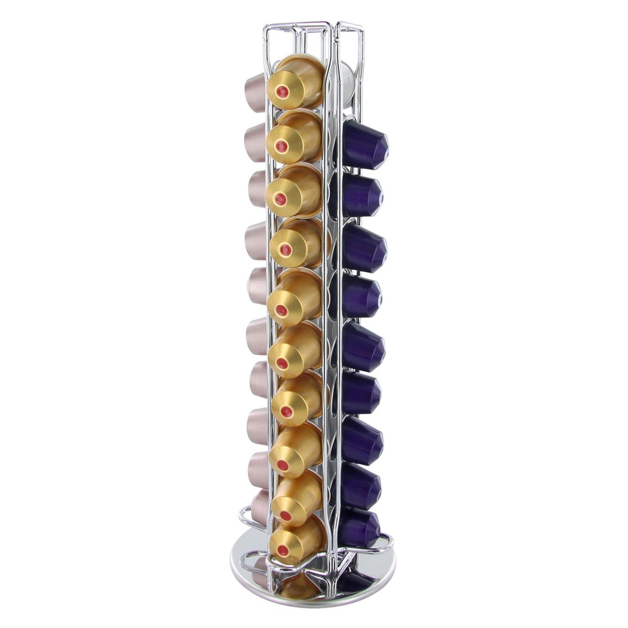 Voir la diapositive 3 : Saveur et dégustation Porte capsules rotatif nespresso - 40 capsules