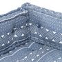 Voir la diapositive 4 : VIDAXL Coussin de canape palette Indigo Tissu Patchwork
