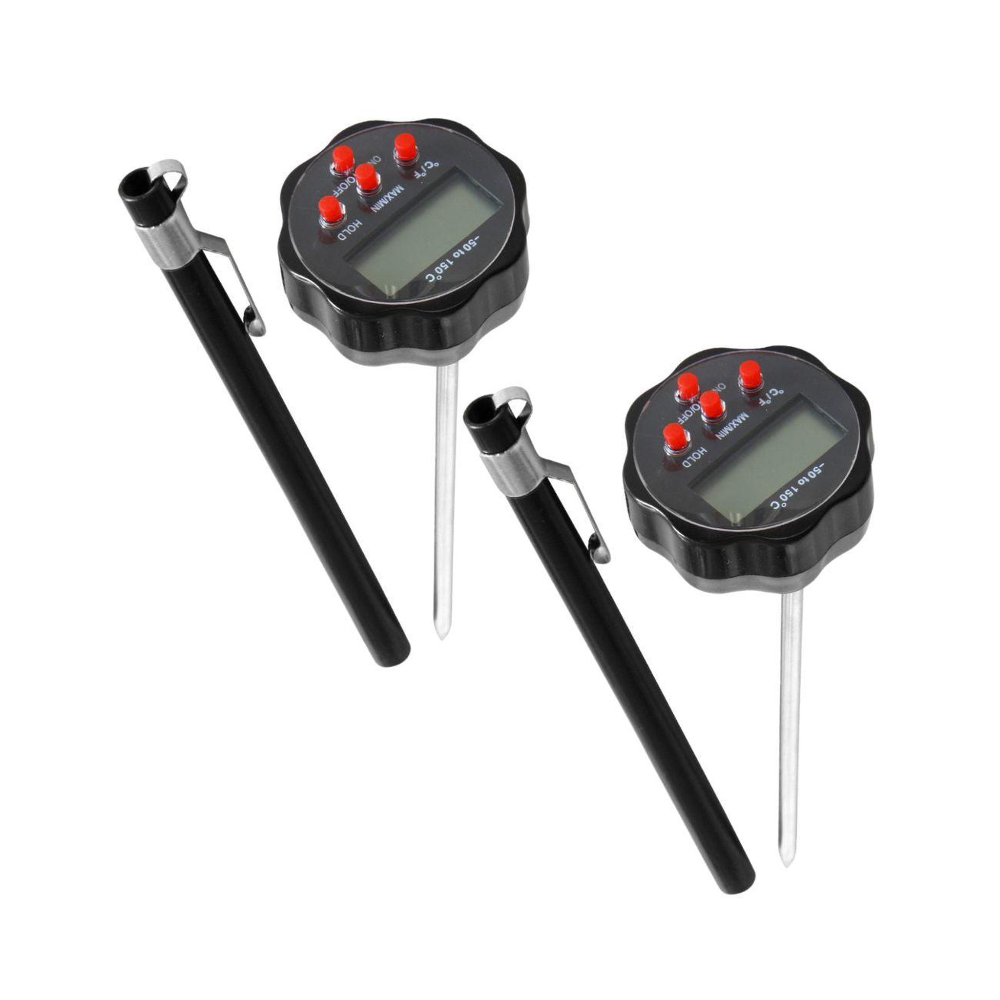 Fackelmann Set de 2 thermomètres de cuisine numérique fackelmann tecno
