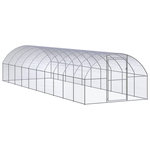 VIDAXL Poulailler d'exterieur 3x10x2 m Acier galvanise