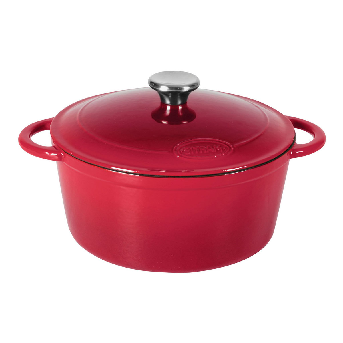 SITRAM Cocotte ronde 7  tomate séchée en fonte émaillée