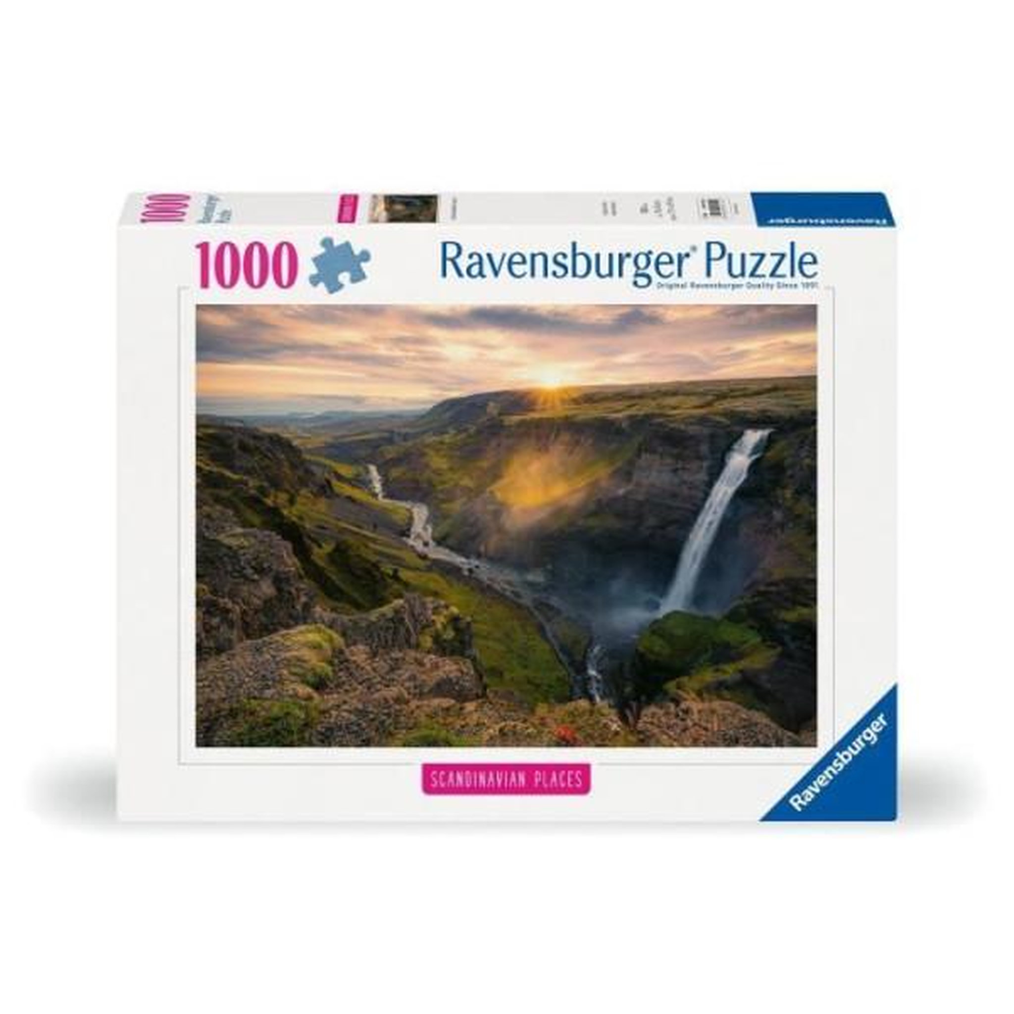 Voir la diapositive 2 : RAVENSBURGER Ravensburger-puzzle 1000p-la cascade háifoss, islande (highlights)-adultes&enfants-des 14 ans-puzzle de qualité supérieure-12