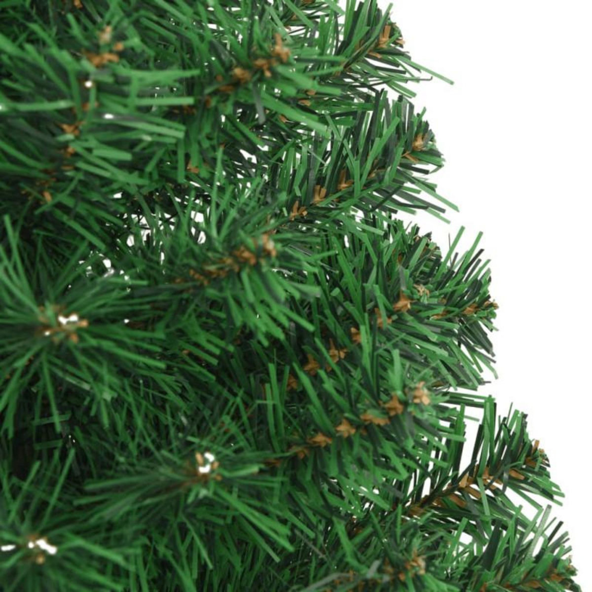 VIDAXL Arbre de Noël artificiel avec branches épaisses vert 120 cm PVC