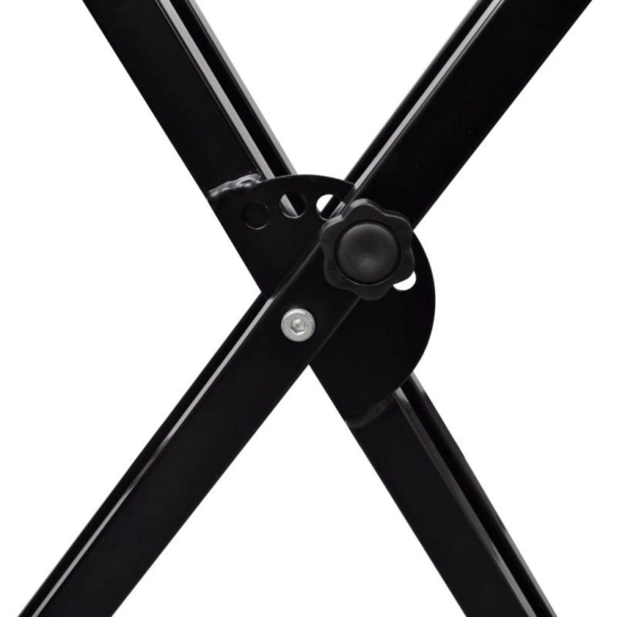 VIDAXL Support de clavier réglable double barre en X