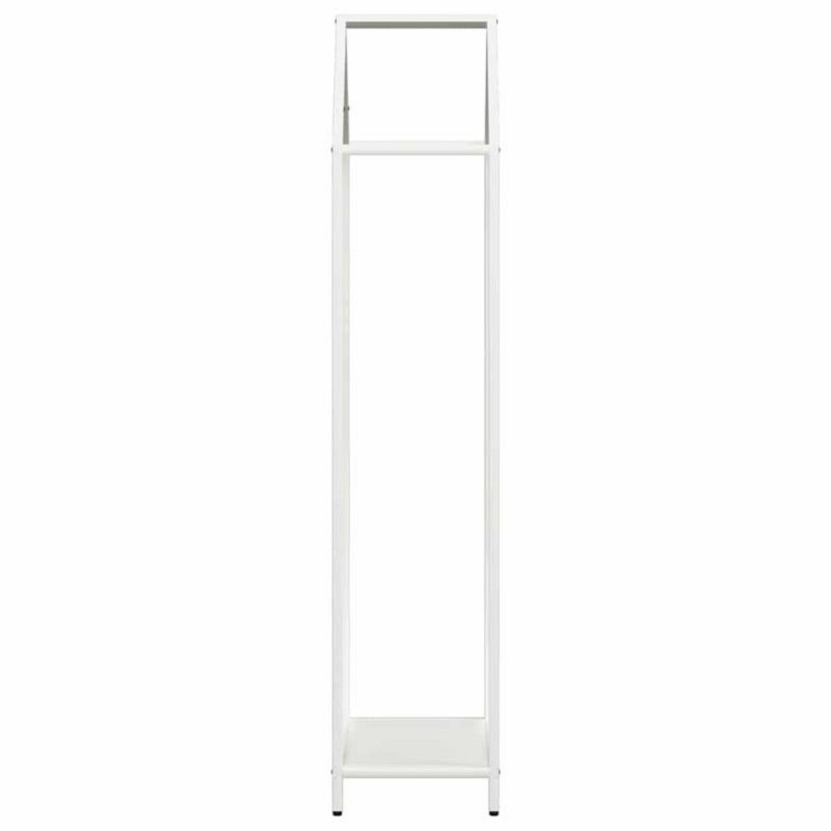VIDAXL Portant de bois chauffage blanc 40x25x120 cm