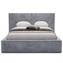 Voir la diapositive 1 : BEST MOBILIER Eros - lit coffre - 180x200 cm - sommier inclus - en velours