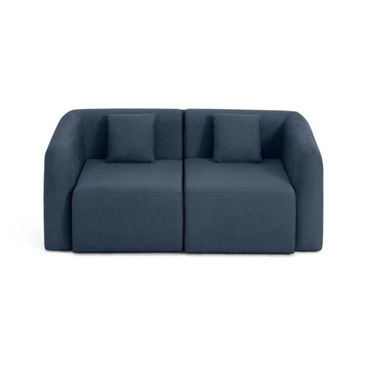 LISA DESIGN Ikare - canapé modulable 2 places - en tissu