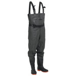 VIDAXL Cuissardes avec bottes et ceinture vert foncé taille 40