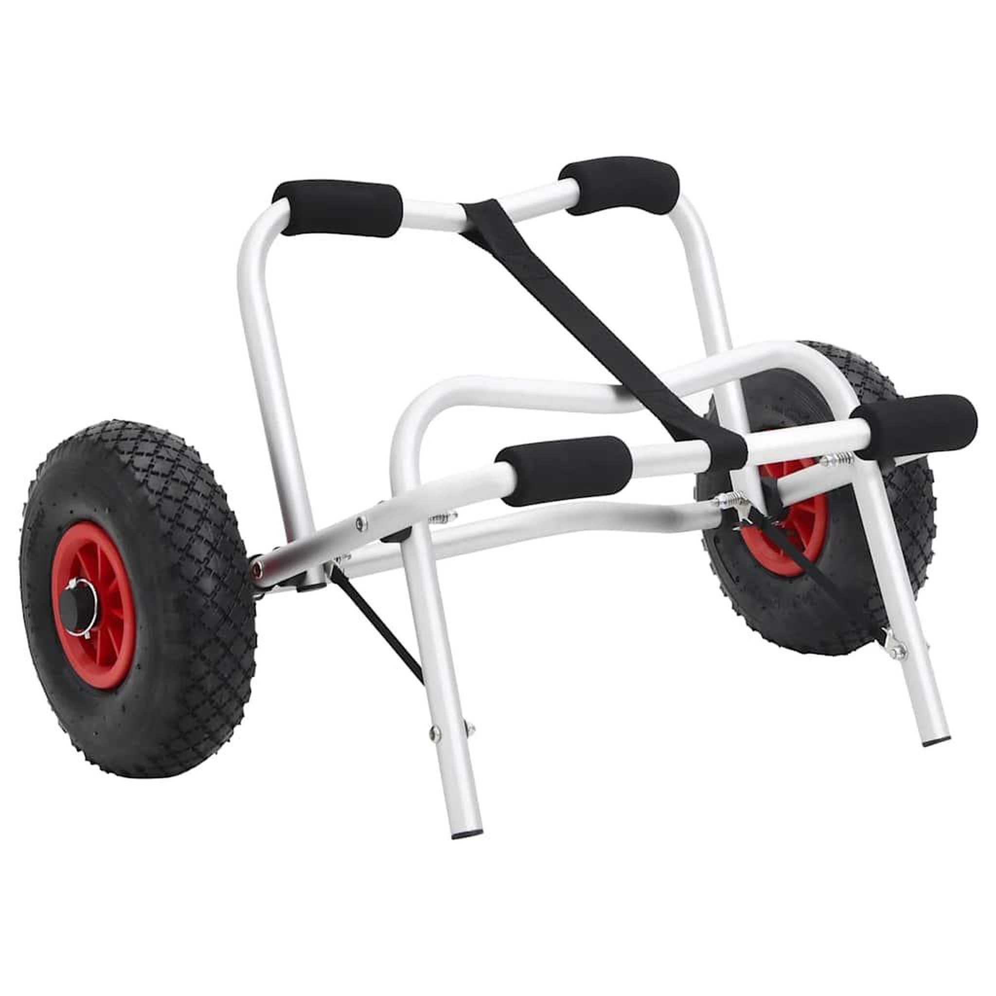 VIDAXL Chariot pour kayak pliable 45 kg aluminium