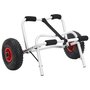 Voir la diapositive 1 : VIDAXL Chariot pour kayak pliable 45 kg aluminium