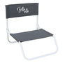 Voir la diapositive 1 : The Home Deco Factory Chaise de Plage pliante Bella Vita - Blanc et Gris