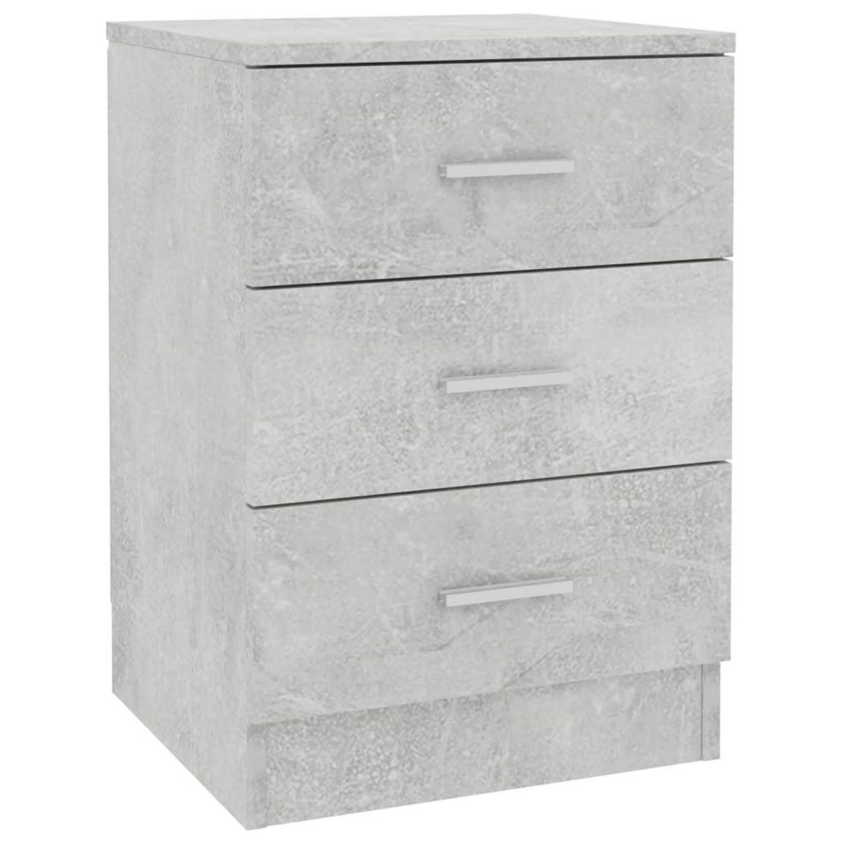 VIDAXL Table de chevet Gris beton 38x35x56 cm Bois d'ingenierie