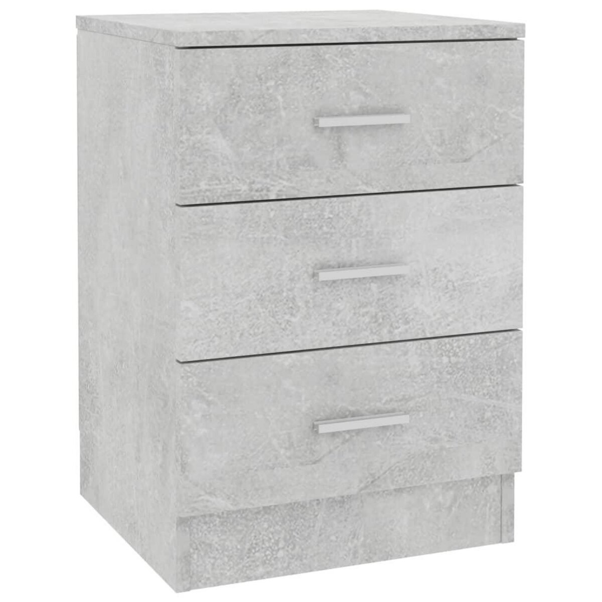 VIDAXL Table de chevet Gris beton 38x35x56 cm Bois d'ingenierie