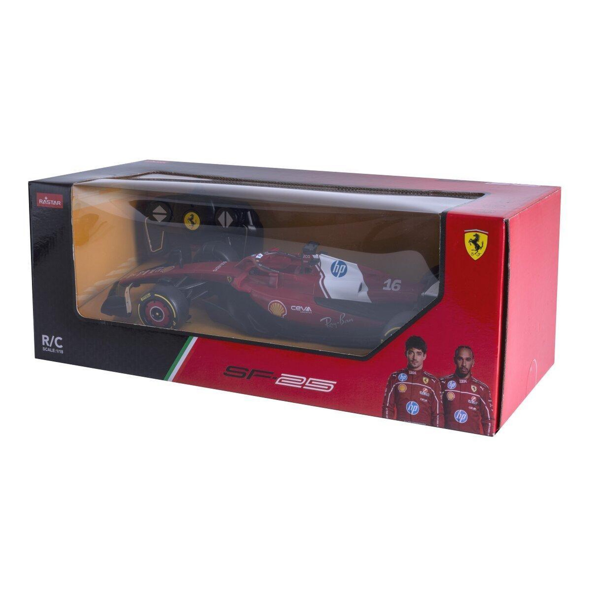 Voir la diapositive 3 : Jamara Voiture télécommandée ferrari sf-25 1:18 rouge 2,4ghz