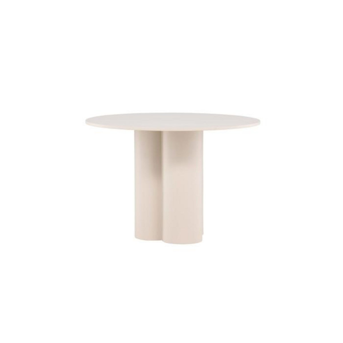 Paris Prix Table à Manger Ronde  Olivia  110cm Beige