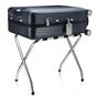 Voir la diapositive 2 : IDIMEX Porte-valise LUGGAGE, structure pliable en métal chromé