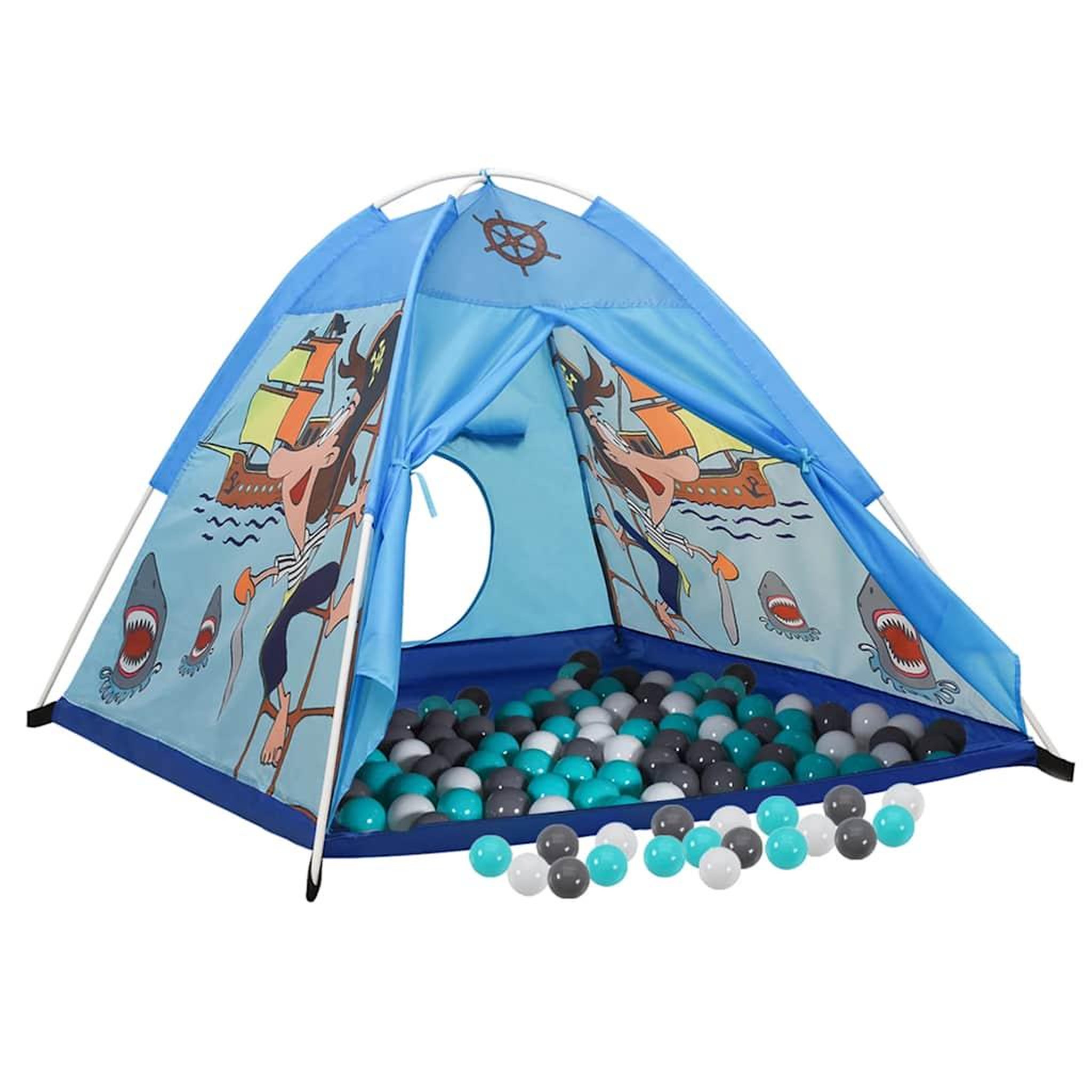 Voir la diapositive 2 : VIDAXL Tente de jeu pour enfants avec 250 balles Bleu 120x120x90 cm
