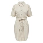 JACQUELINE DE YONG Robe  Femme JDY Shirt Dress. Coloris disponibles : Beige