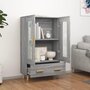 Voir la diapositive 3 : VIDAXL Buffet Sonoma gris 70x31x115 cm Bois d'ingenierie