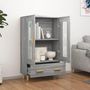 Voir la diapositive 3 : VIDAXL Buffet Sonoma gris 70x31x115 cm Bois d'ingenierie