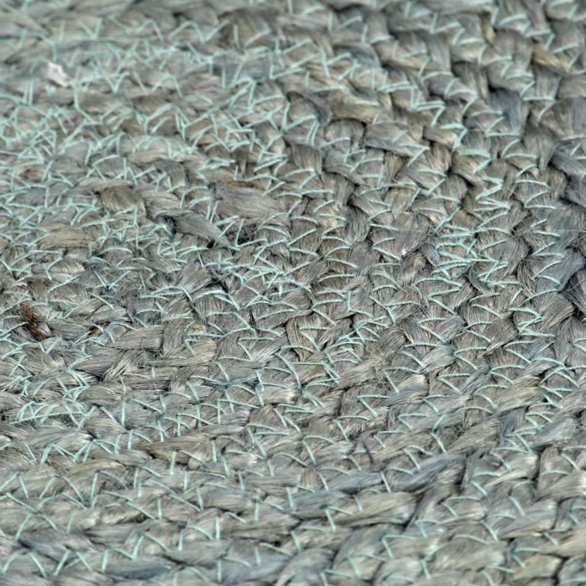 VIDAXL Napperons 4 pcs Vert olive Plain 38 cm Rond Jute