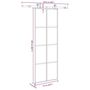 Voir la diapositive 6 : VIDAXL Porte coulissante avec kit de quincaillerie 76x205 cm Verre ESG