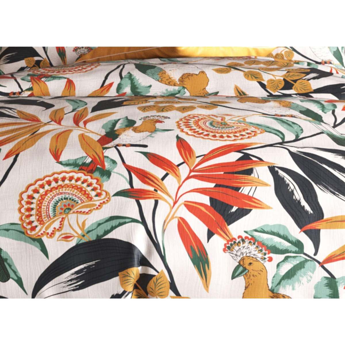 ATELIER DU COTON Parure housse de couette 100% coton 57fils ninon