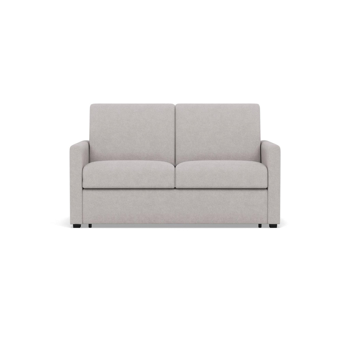 BEST MOBILIER Julia - canapé 3 places convertible express couchage quotidien 140 cm matelas 14 cm en tissu