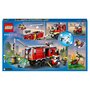 LEGO City 60374 Le camion d'intervention des pompiers, Jouet avec Drones Modernes, et Figurines