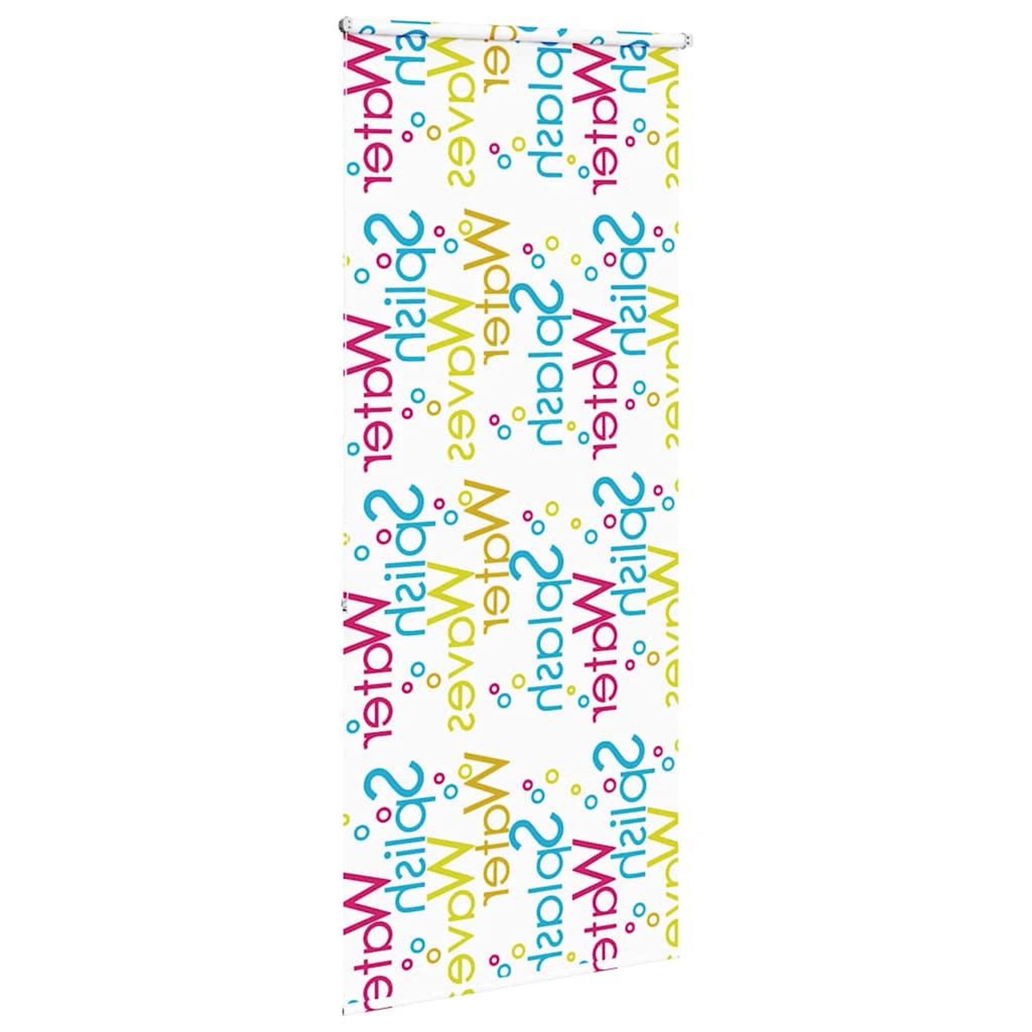 Voir la diapositive 4 : VIDAXL Store enrouleur de douche 100x240 cm largeur du tissu 96 cm