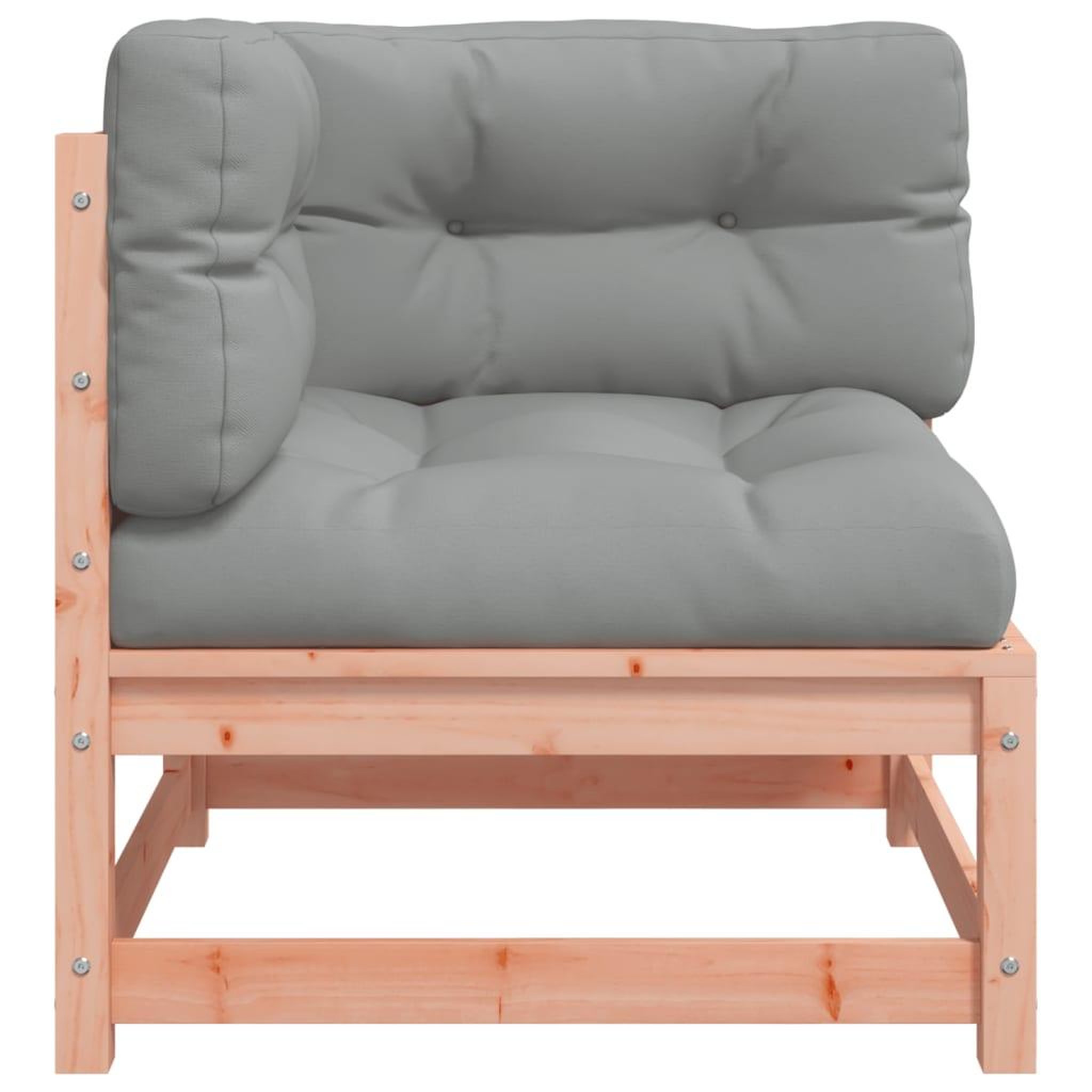 Voir la diapositive 5 : VIDAXL Canape d'angle de jardin avec coussins bois massif douglas
