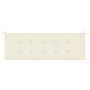 Voir la diapositive 4 : VIDAXL Coussin de banc de jardin creme 150x50x3 cm tissu oxford