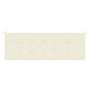 Voir la diapositive 4 : VIDAXL Coussin de banc de jardin creme 150x50x3 cm tissu oxford