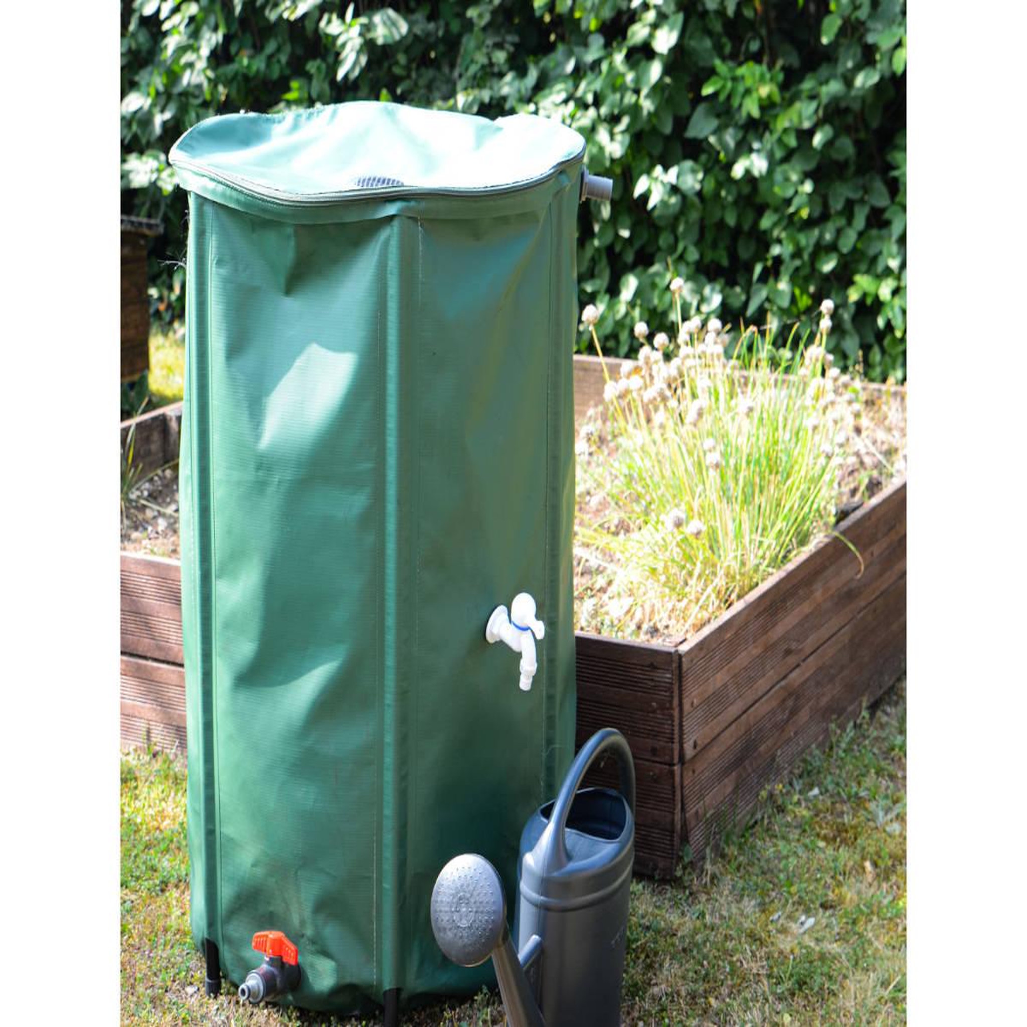Voir la diapositive 2 : Eda Récupérateur d'eau souple et pliable 250 litres - Eda