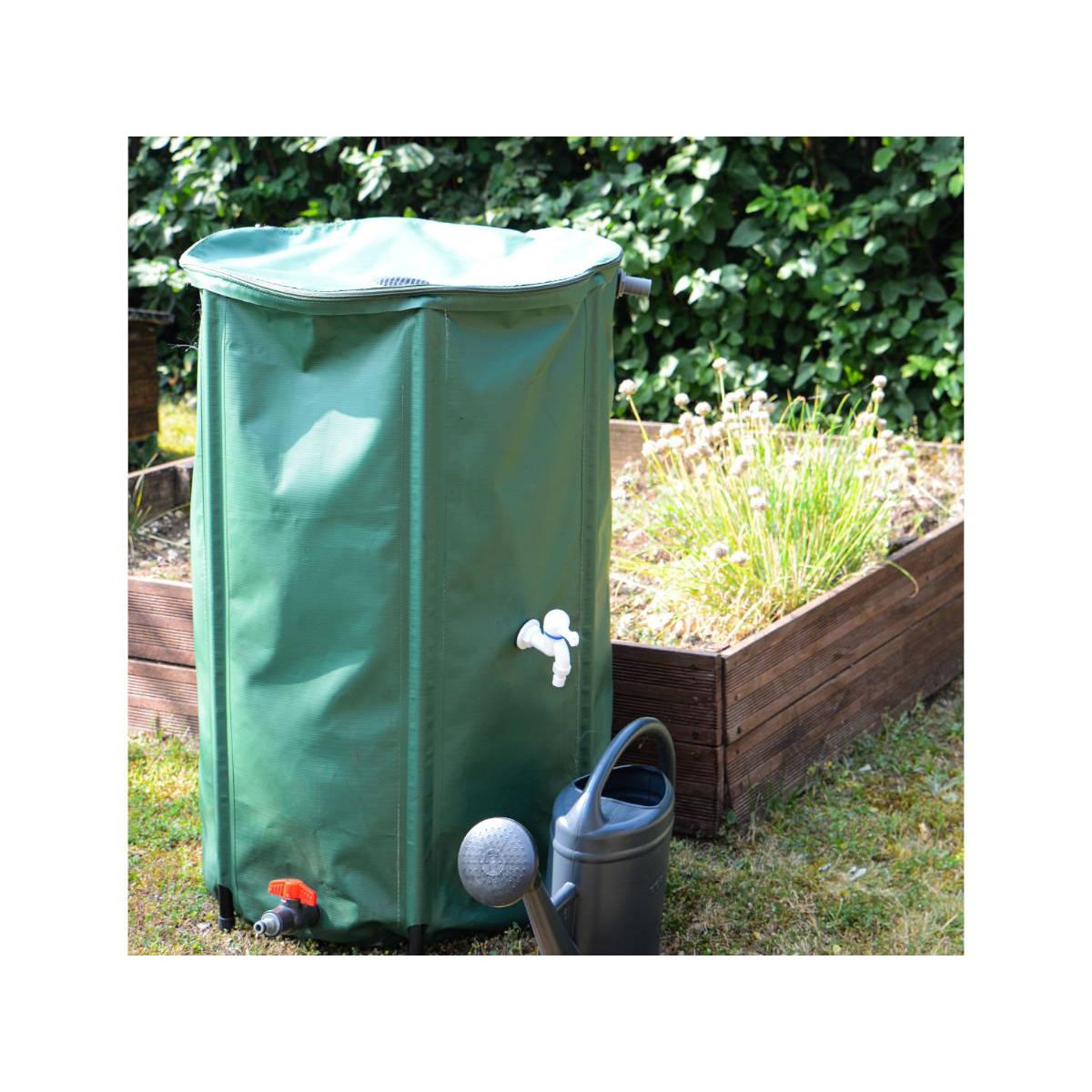 Eda Récupérateur d'eau souple et pliable 250 litres - Eda